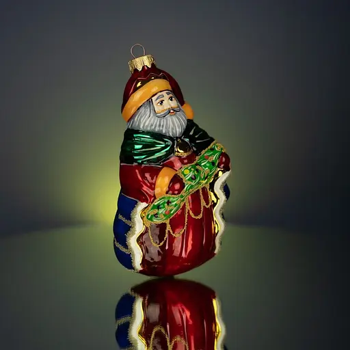 Ялинкова прикраса Різдвяні історії Святий Миколай скло (4820001045178) - фото 3