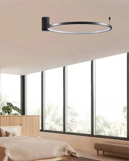 Люстра Goldlux 329134 Noemi LED 1x20W 4000K 2600Lm IP20 черная - фото 2