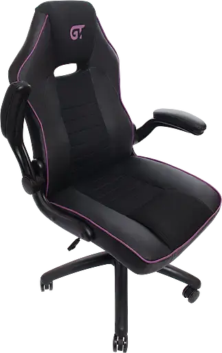 Геймерское кресло GT Racer черное с фиолетовым (X-2760 Black/Violet) - фото 5