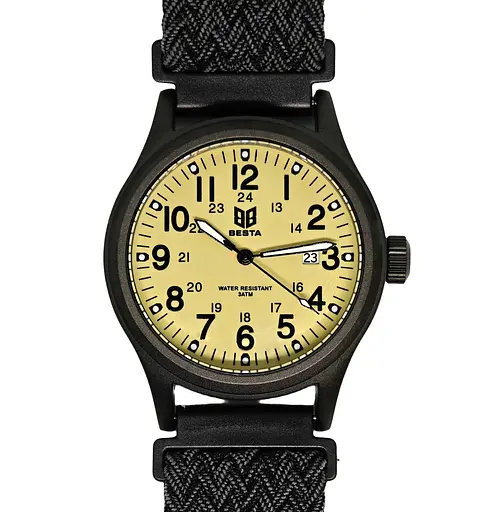 Годинник Besta Command Green Nylon, 2 ремінця