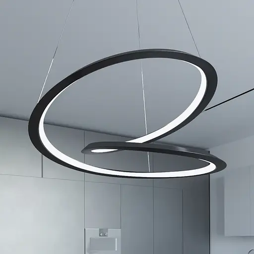 Люстра MJ-Light HELIX D800 4000K BK 12028 - фото 2