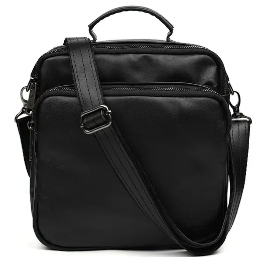 Чоловіча шкіряна сумка через плече TARWA 24х26х9 см sum0025334 - фото 1