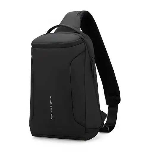 Рюкзак на одне плече Mark Ryden Mini X-Ray MR7069 із відділенням для планшета (Чорний)