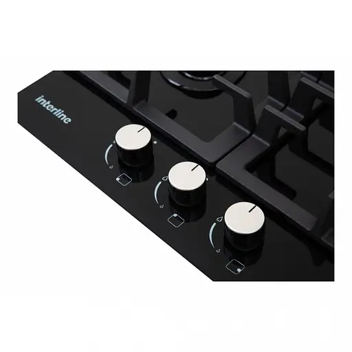 Варочная поверхность газовая Interline HGG 744 FGT BA - фото 6