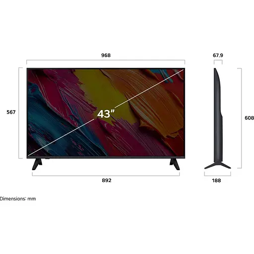 Телевизор LG AI 70 43" QNED UHD 4K (43QNED70A6A) UA [143929] - фото 10