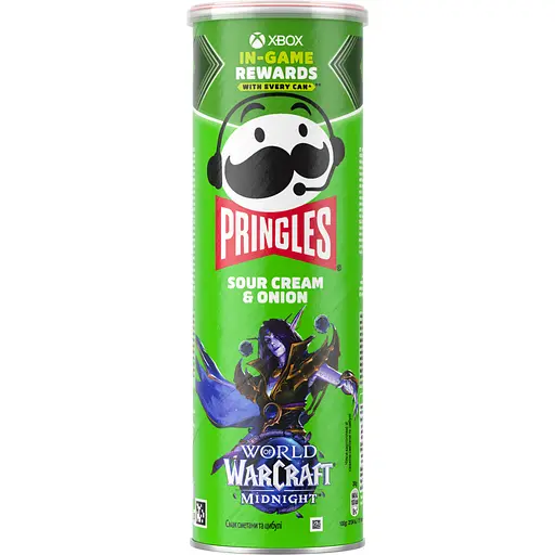 Чипсы Pringles Sour Cream & Onion Сметана и лук 165 г (423906) - фото 2