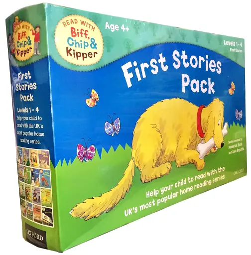 Oxford Read With Biff Chip Kipper. First Stories. Collection 16 Books Set (Level 1-4)