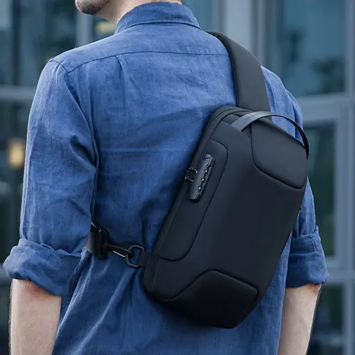 Рюкзак міський Mark Ryden 7116 8л на одне плече, для планшета до 9.7, USB, замок Black (18317) - фото 8