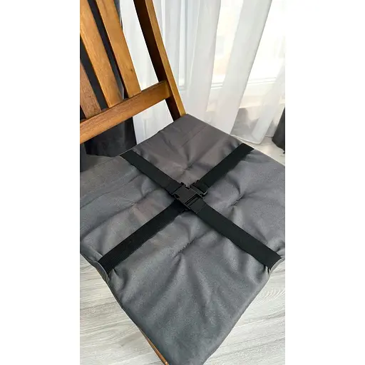 Водовідштовхувальна подушка на стілець Мокрий асфальт (2 шт.) - фото 8