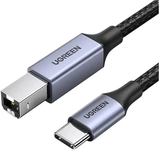 Кабель Ugreen US370 USB-C to USB-B 2.0m (80807) чорний [135891] - фото 2