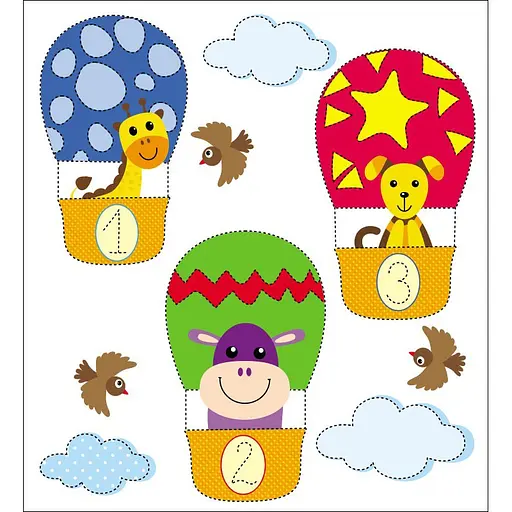 Детская многоразовая раскраска «Чудо-цифры» 559005, 5 страниц - фото 3