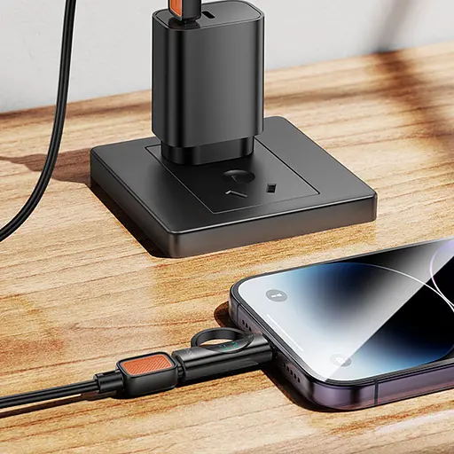 Переходник Hoco UA32B Lightning male to Type-C female display adapter - фото 5