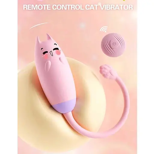 Клиторальный вибратор кошечка Lilo "We Love QiQi" USB розовый - фото 2