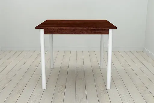 Стіл кухонний Ferrum-decor Агата 75x90x90 Білий ДСП Венге 16мм (FRD-105600)