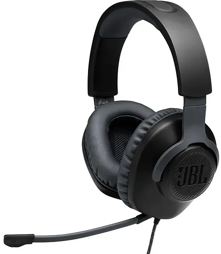 Ігрова гарнітура JBL Quantum 100 Black (JBLQUANTUM100BLK) - фото 1
