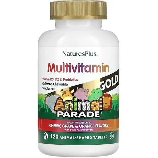 Мультивитамины Nature's Plus Gold Assorted Chewable 120 tabs (1086-2022-10-2847)