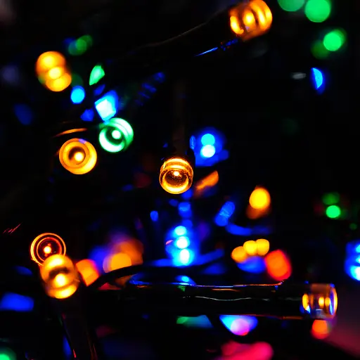 Гірлянда електрична Luca lighting 100 LED ламп 2 м різнокольорова - фото 4