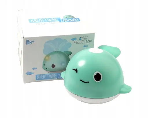 Набор для ванной Водограй Кит, на батарейках, свет, 13x10x11.5 см