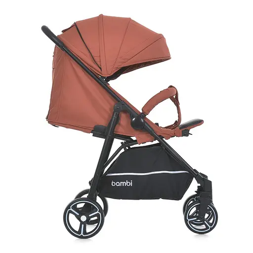 Детская прогулочная коляска-книжка Bambi M 4249-2 Orange Matt Оранжевая - фото 4
