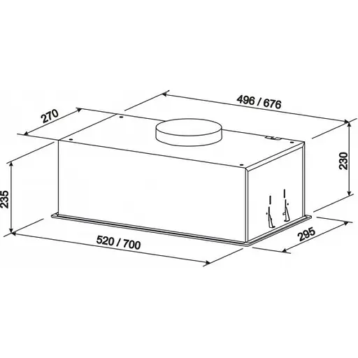 Витяжка ELEYUS GEMINI 1200 LED 70 BL - фото 8