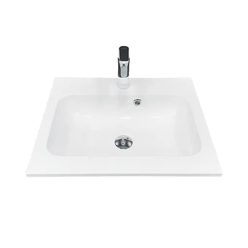 Раковина Adamant умивальник FRATE штучний камінь прямокутна - фото 2