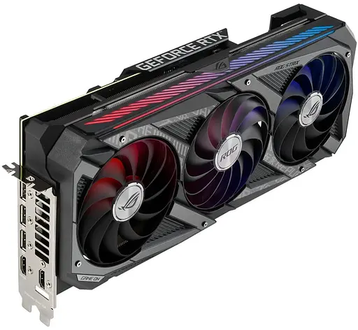 Видеокарта ASUS RTX 3070Ti 8Gb Strix Gaming OC (ROG-STRIX-RTX3070TI-O8G-GAMING) (GDDR6X, 256 bit, PCI-E v4.0) Б/у - фото 2