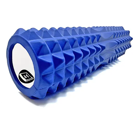 Масажний ролик EasyFit Grid Roller 45 см v.2.2 Синій (EF-2028-BL) - фото 1