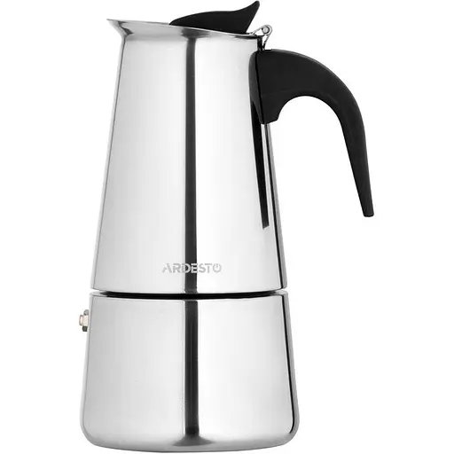 Кавоварка гейзерна з нержавіючої сталі 200 мл Gemini Apulia Ardesto AR0804SS