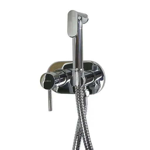 Змішувач вбудований з гігієнічним душем Globus Lux Niagara GLN-2-106 Chrome 30412 - фото 6