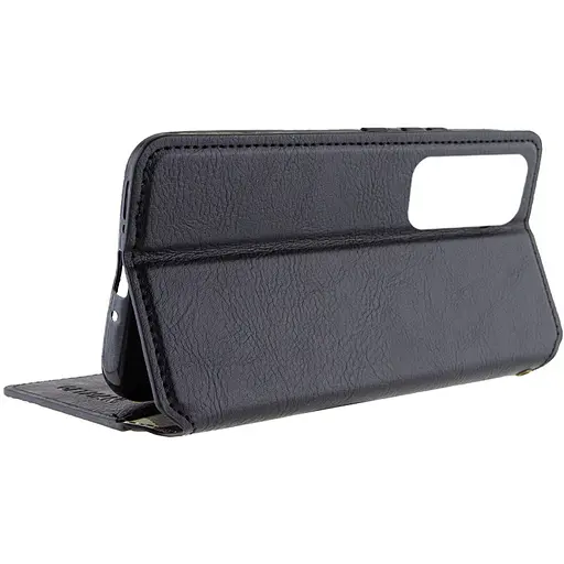 Кожаный чехол-книга GETMAN Cubic (PU) для Samsung Galaxy M35 5G Черный - фото 6