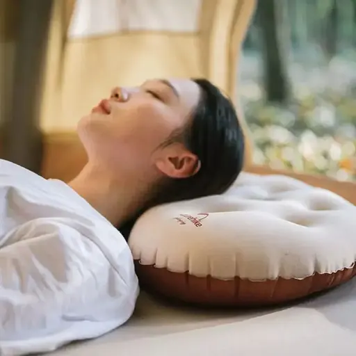 Надувна безшумна подушка Naturehike CNH22DZ011 (Бежевий) - фото 2