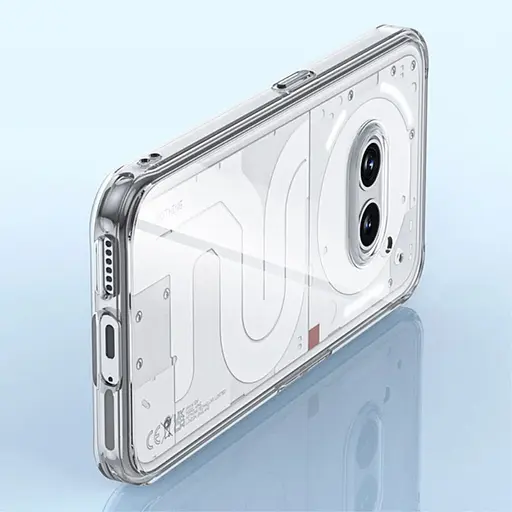 TPU чехол Epik Transparent 1.5 mm Full Camera для Nothing Phone 2a Бесцветный прозрачный - фото 3