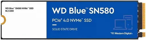 SSD M.2 накопичувач WD Blue SN580 1TB (WDS100T3B0E)