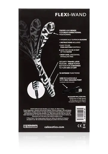 Вібратор CalExotics Hype FlexiWand 14 см (мульті) - фото 15