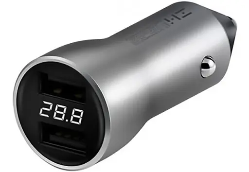 Автозарядный ZMI Dual USB 18 W двойной автомобильный адаптер - фото 2