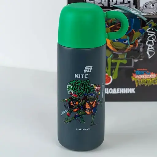 Термос Kite Ninja Turtles 480 мл сіро-зелений (NT25-312) - фото 7
