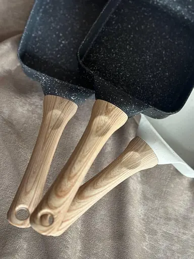 Сковорода прямоугольная глубокая 18 см Белый - фото 3