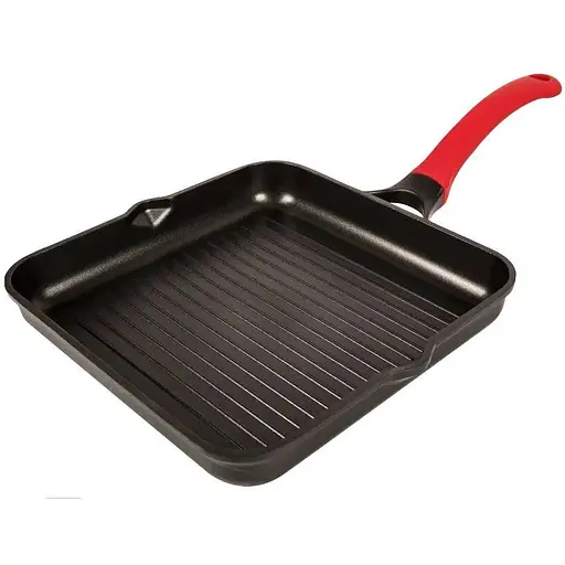 Квадратная сковорода гриль Biol Modern 28x28 см - фото 1