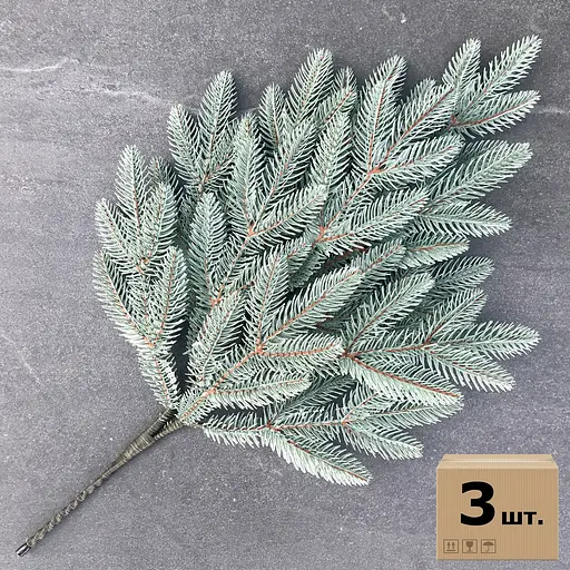 Гілка ялинки штучна Hvoya Classic блакитна 60 см 3 шт.