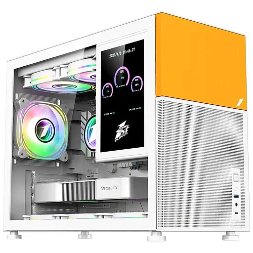 Корпус 1stPlayer Mi6-EV White без БЖ (Mi6-EV-WH) Без БП - фото 1