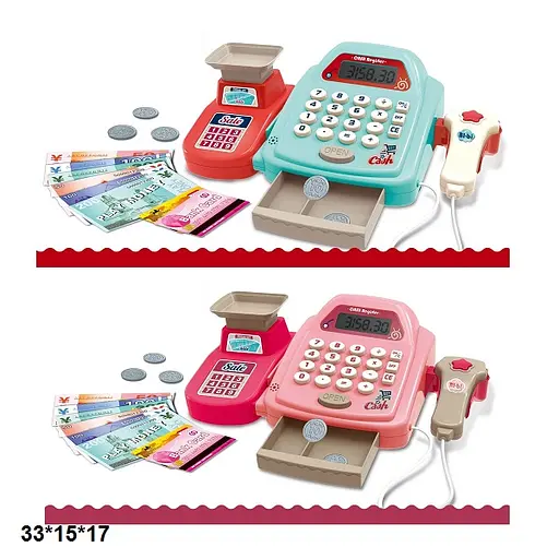 Кассовый аппарат с набором музыка светло (в ассортименте) SK112A/B - фото 1