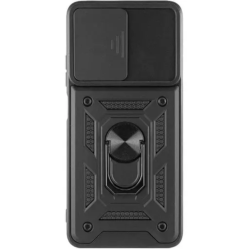 Чохол Ummi Camshield Serge Ring для Xiaomi Redmi 12 / Poco M6 Pro 5G Чорний - фото 2