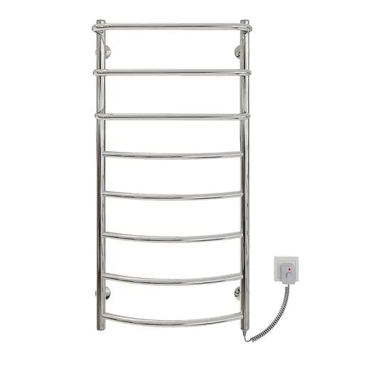 Електрична Сушарка для рушників Kosser Каскад Дуга 1000x500/8 ER рег. ДКД04ЕR, Хром, Праве - фото 2