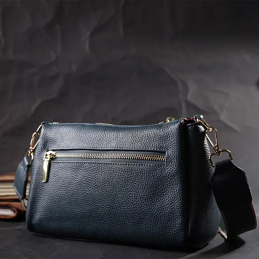 Женская сумка через плече Vintage из натуральной кожи 24х16х6.5 см sum0029018 - фото 10