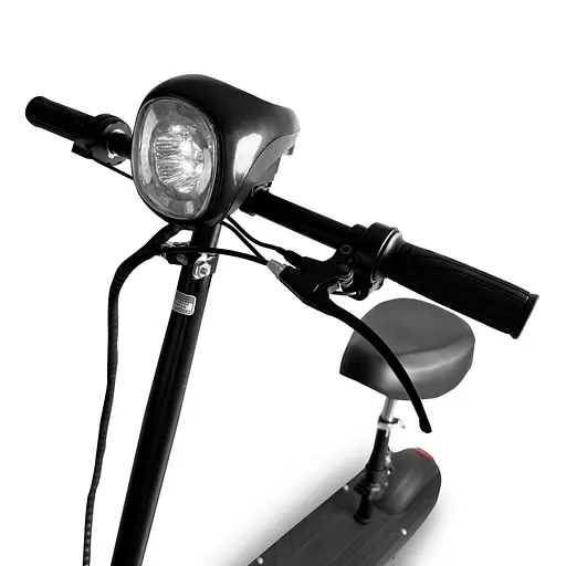 Электросамокат EVOBIKE Reno S10 400W 8Ah 10" черный с сиденьем и надувными колесами (модель 2025 года) - фото 3