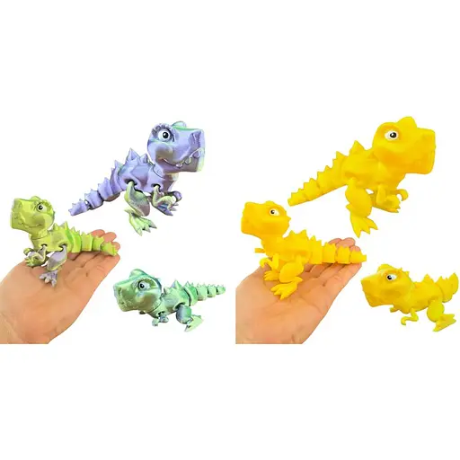 3D Игрушка Динозавр Ти-Рекс, 18 см, подвижный