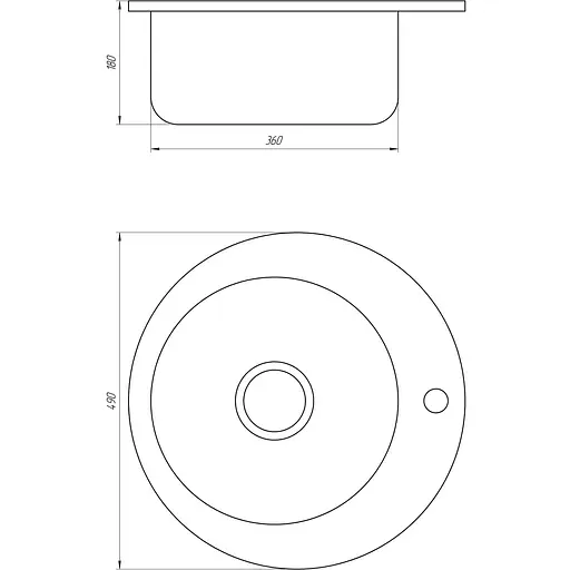 Мийка кухонна Mira MR 490 Matt, Satin - фото 2