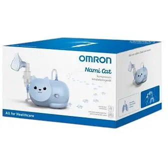 Ингалятор (небулайзер) Omron Nami Cat (NE-C303K-KDE) для детей компрессорный - фото 11