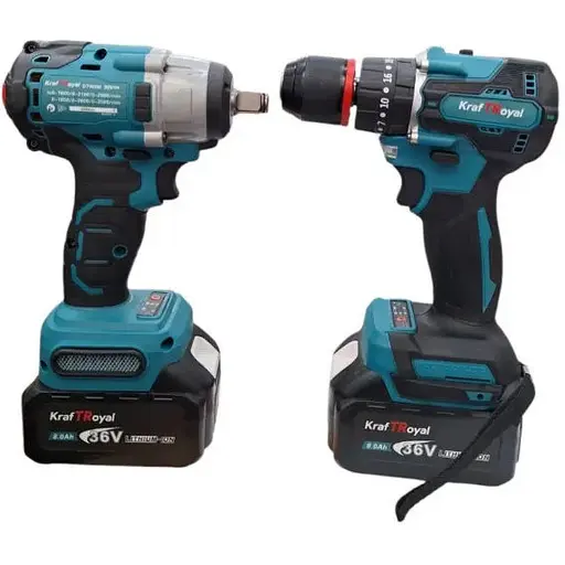 Набір акумуляторних інструментів Duku Too 48V дриль ударний гайковерт 2 акумулятори - фото 1