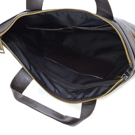 Чоловіча шкіряна сумка TARWA 34х24х1 см sum0026091 - фото 6